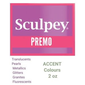Premo Sculpey Polymer Clay Accents 2 oz