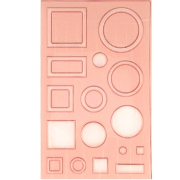 CaBezel Jewelry Mold Blocks 'n Dots