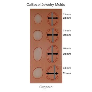 CaBezel Jewelry Molds Organic