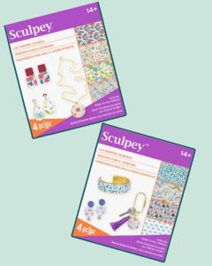 Sculpey Transfers for Polymer Clay, botanical or geometric designs 