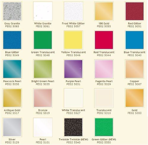 Polymer Clay Color Chart