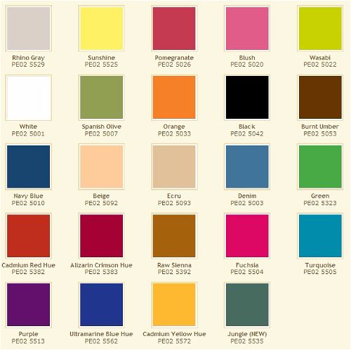 Premo Color Mixing Chart