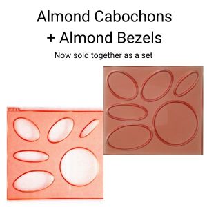 Almond Cabochons and Almond Bezels
