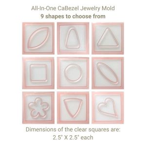 Molds for making polymer clay jewelry