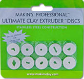 Makin’s Clay Extruder Discs – Special Edition for metal clay