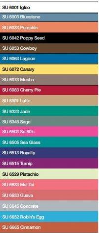 Souffle Colour Chart