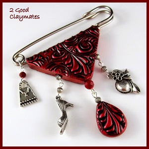 Feather Boa is a texture stamp made in Canada from translucent, flexible photo polymer