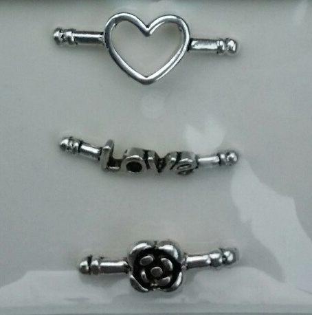 LOVE Joiner Charms 2.5mm