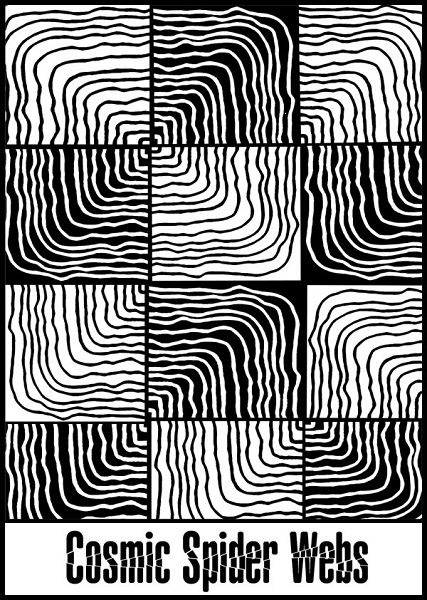 Cosmic Spider Webs Texture Stamp by Helen Breil