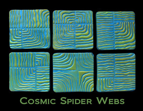 Cosmic Spider Webs Texture Stamp by Helen Breil