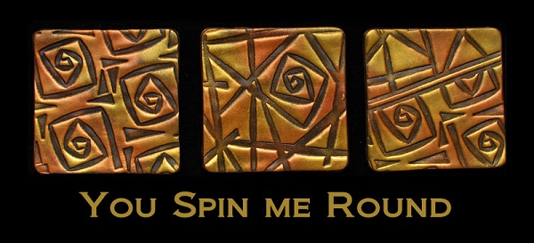 You Spin Me Round texture stamp by Helen Breil