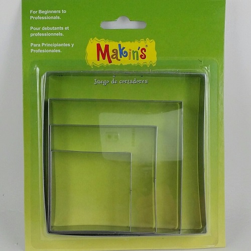Large Square Cutters Set by Makin's