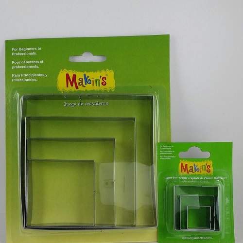 Large Square Cutters Set by Makin's