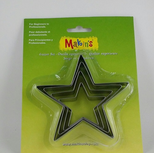 Star Cutter Set by Makin's Clay-Large