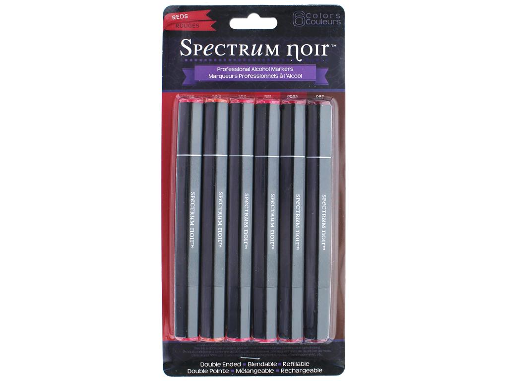 Reds Spectrum Noir 6 Pack Alcohol Ink Markers