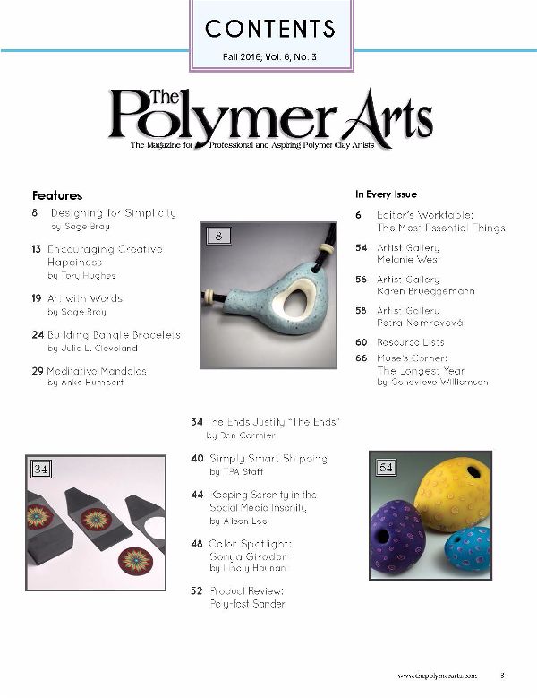 The Polymer Arts Magazine Fall 2016