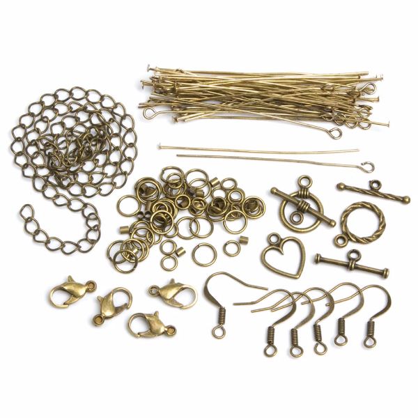 Jewelry Basics Starter Pack Ant Gold 145 pcs