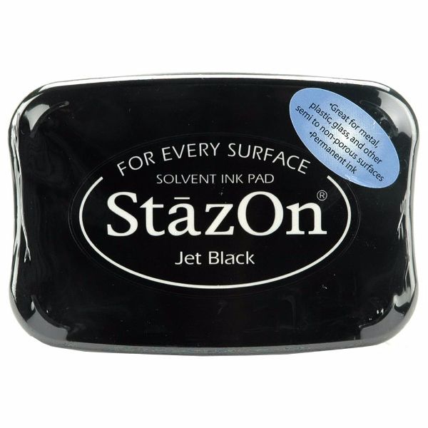 StazOn Ink Pad Jet Black-