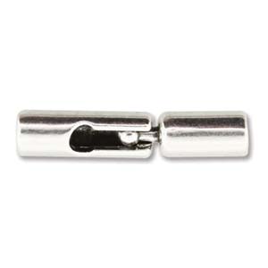 Clasp for 3mm Cord Antique Silver