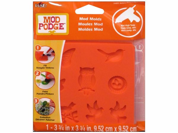 Plaid Mod Podge Mold Nature