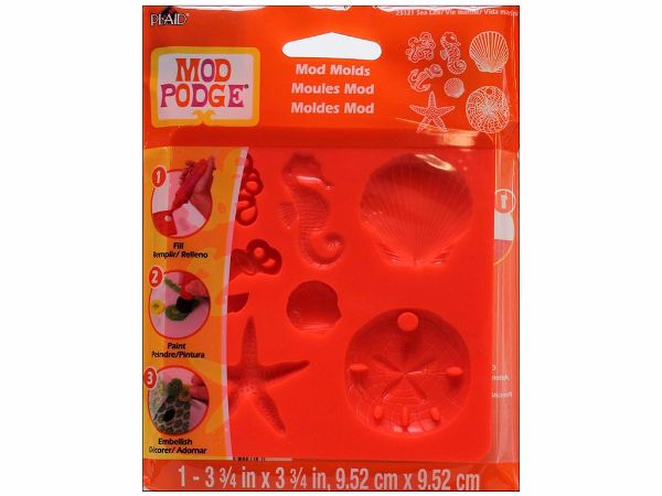 Plaid Mod Podge Mold Sea Life