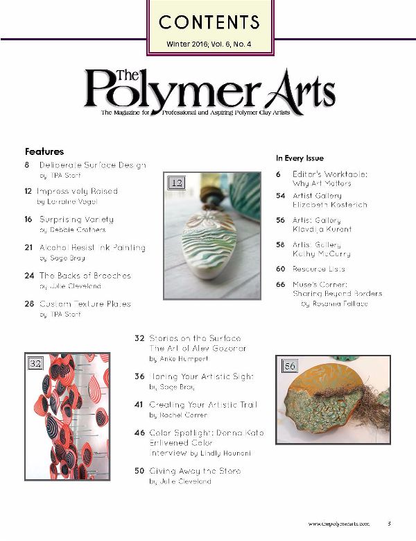 The Polymer Arts Magazine Winter 2016