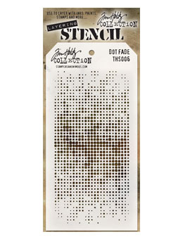 Dot Fade Stencil by Tim holtz