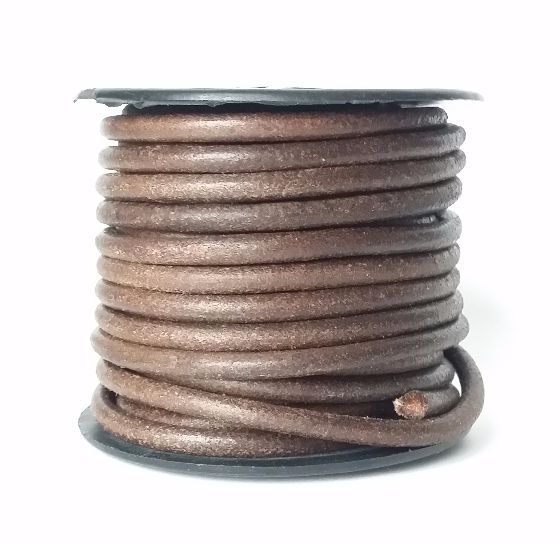 Antique Brown Leather 4mm