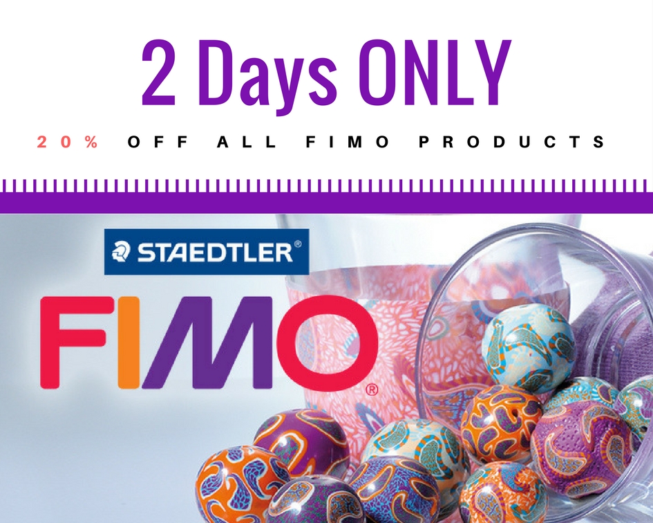 Save 20% on all FIMO
