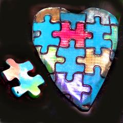 Puzzle Pieces Texture Mat
