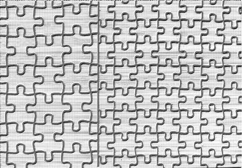 Puzzle Pieces Texture Mat