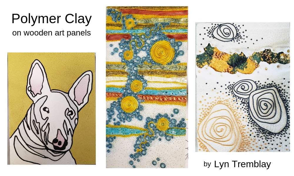 Lyn Tremblay Polymer Clay on Wood Panel