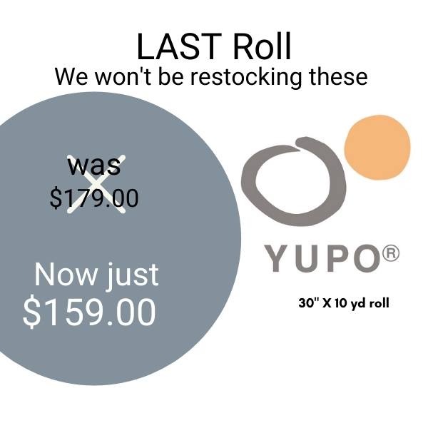 Yupo Roll Clearance