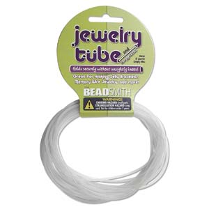 Hollow Rubber Cord 2mm Clear 5 Yards