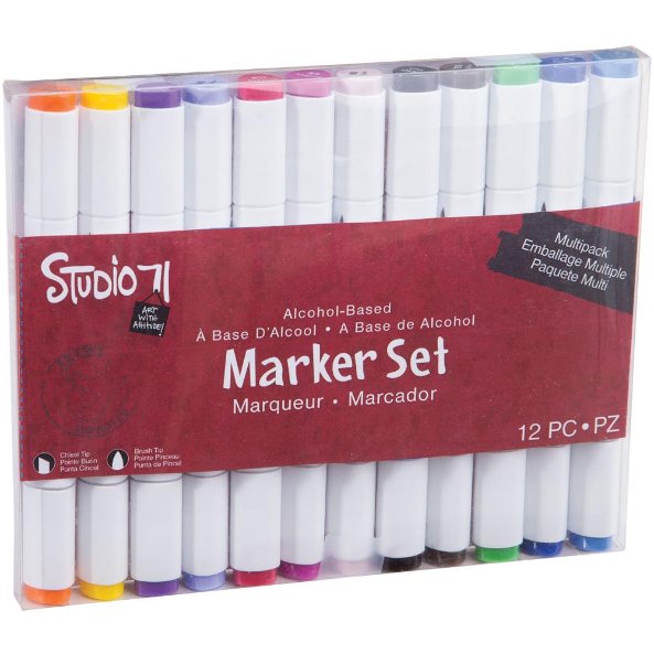 Studio 71-Alcohol Marker Set of 12