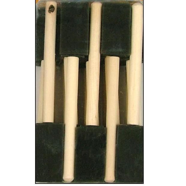 Foam Brush 1"- 10 pack