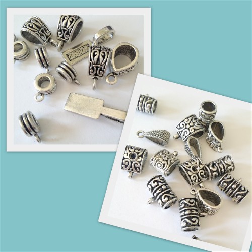 New Pewter Bails from Bead Fest