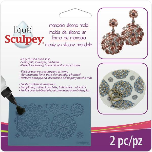 Sculpey Silicone Bakeable Mold – Mandala