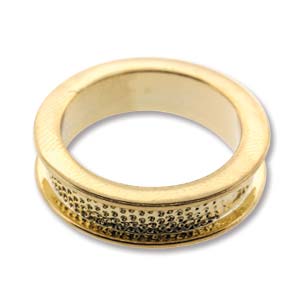 Gold Channel Ring