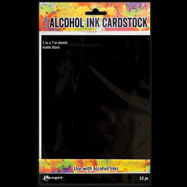 Alcohol Ink Cardstock Matte Black