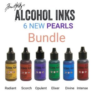 Tim Holtz alcohol ink pearl bundle of 6 colours