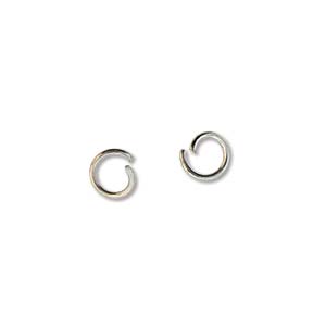 Stainless Steel Jump Rings pre-opened 4mm 100 per bag