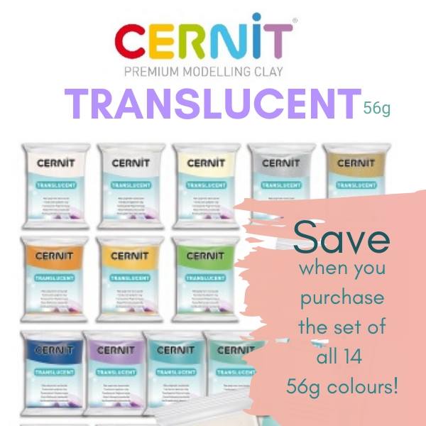 Cernit Polymer Clay Translucent Series 56g (Open Stock) - Anandha  Stationery Stores