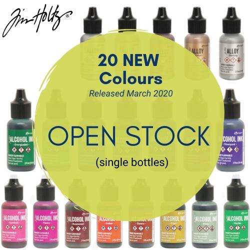 Tim Holtz 20 New Alcohol Ink colours Open Stock