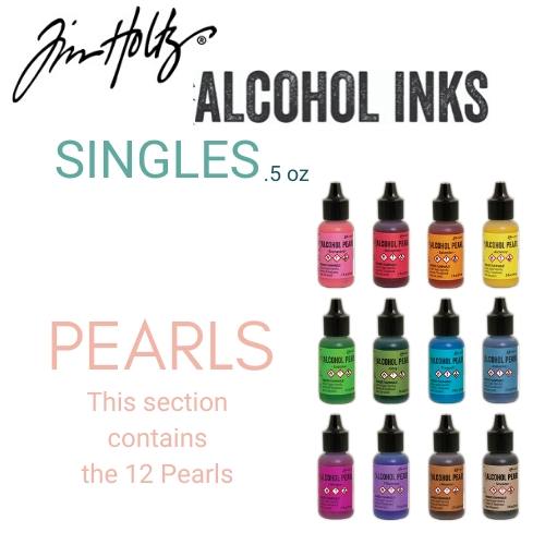 Tim Holtz Pearls Alcohol Inks