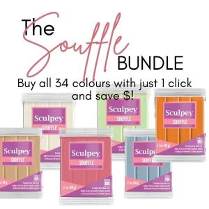 Souffle polymer clay savings bundle of colours.