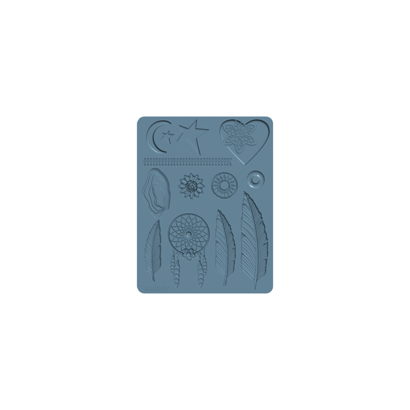 sculpey-silicone-bakeable-mold-boho-chic