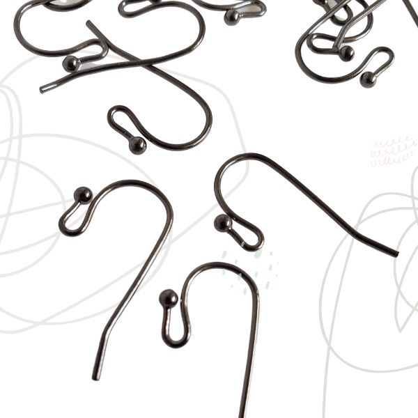 PK01BO Black Oxide Earring 24 pc