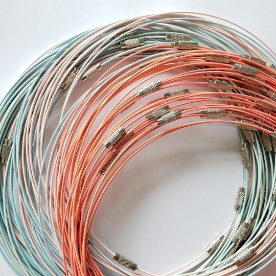 Neck Wire Colour Mix 10pcs