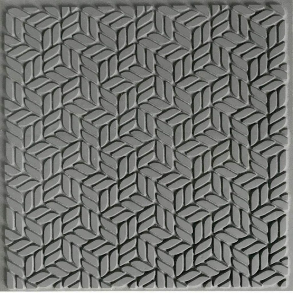 Block Stairs Texture Plate by Ana Belchi for Cernit